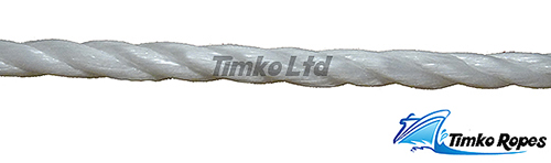10mm White Polypropylene Rope Sold By The Metre